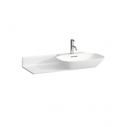 Подвесная раковина Ino 90х45х12 см, без отверстия для смесителя, полочка слева, SaphirKeramik 8.1330.1.000.109.1 Laufen